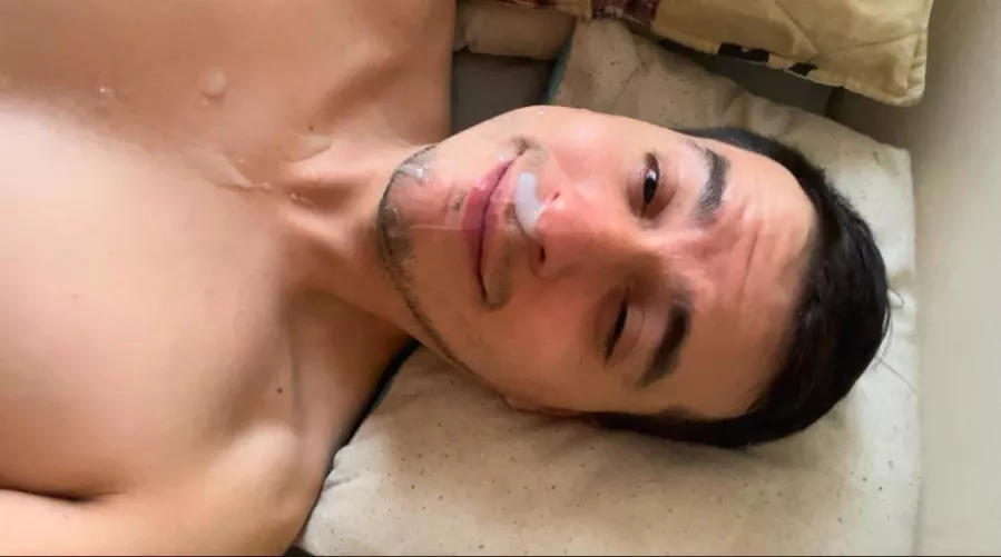 Cum makes me a happy boy