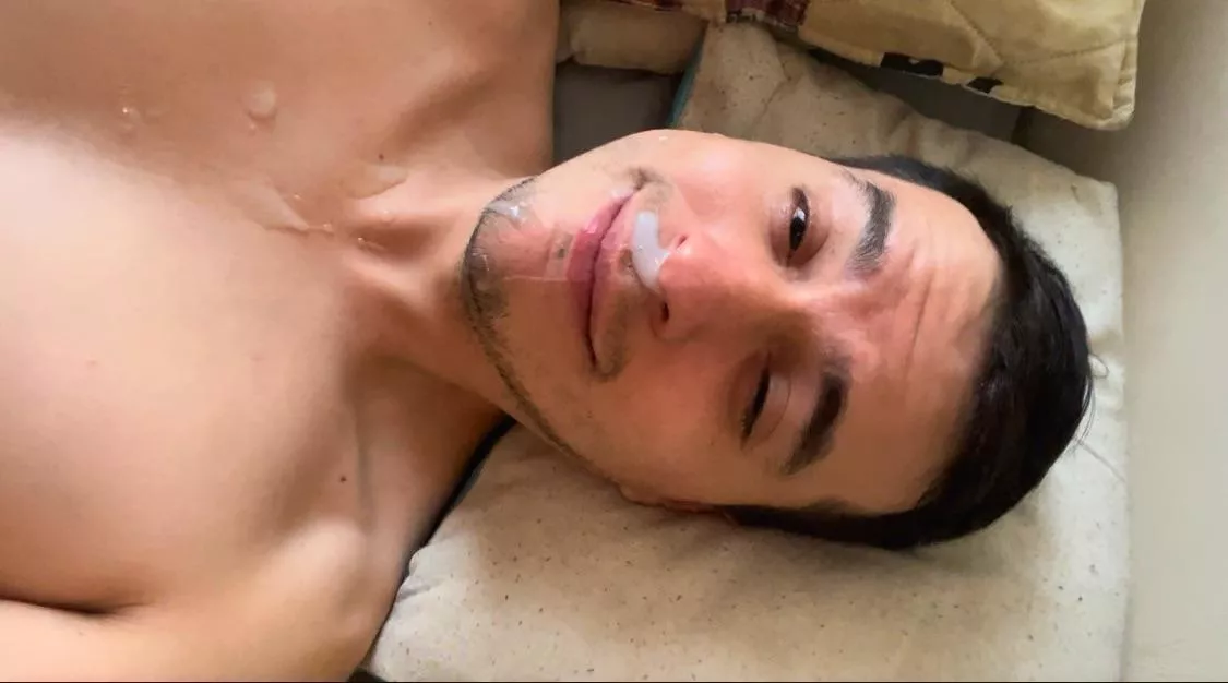 Cum makes me a happy boy