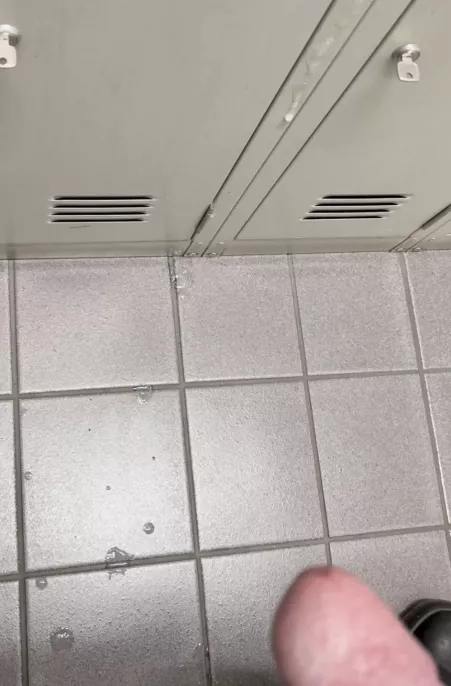 Cum on your work locker, and let someone else clean it up. Cum on your work locker, and let someone else clean it up.