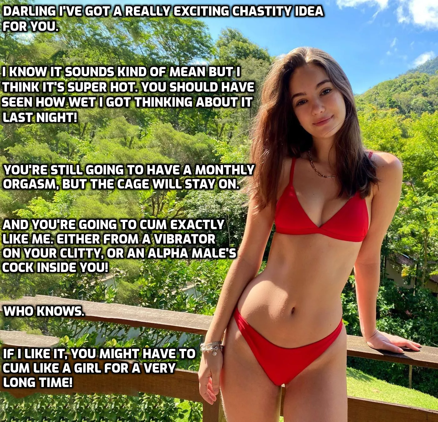 Cumming like a girl. Cumming like a girl.