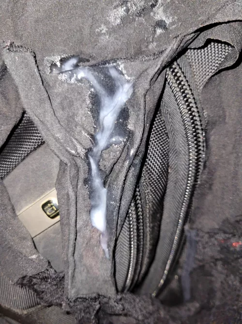 Cummings on sils panties making another cum wrag