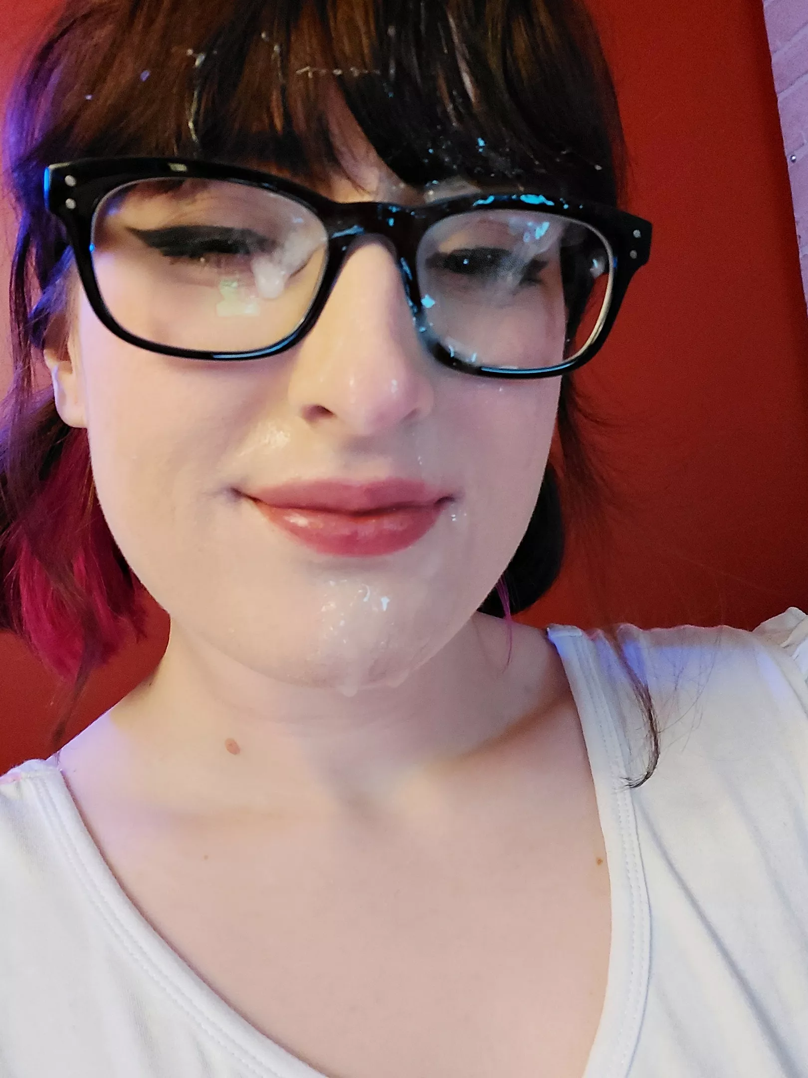 Cumshot from my gloryhole. Hehe.