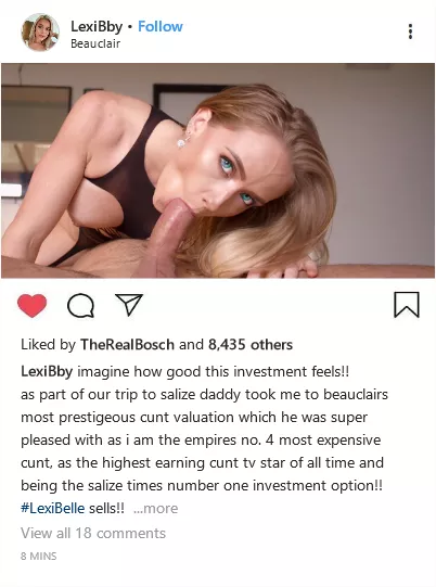 [[cuntagram]] pov youre enjoying the most sound investment of 2021