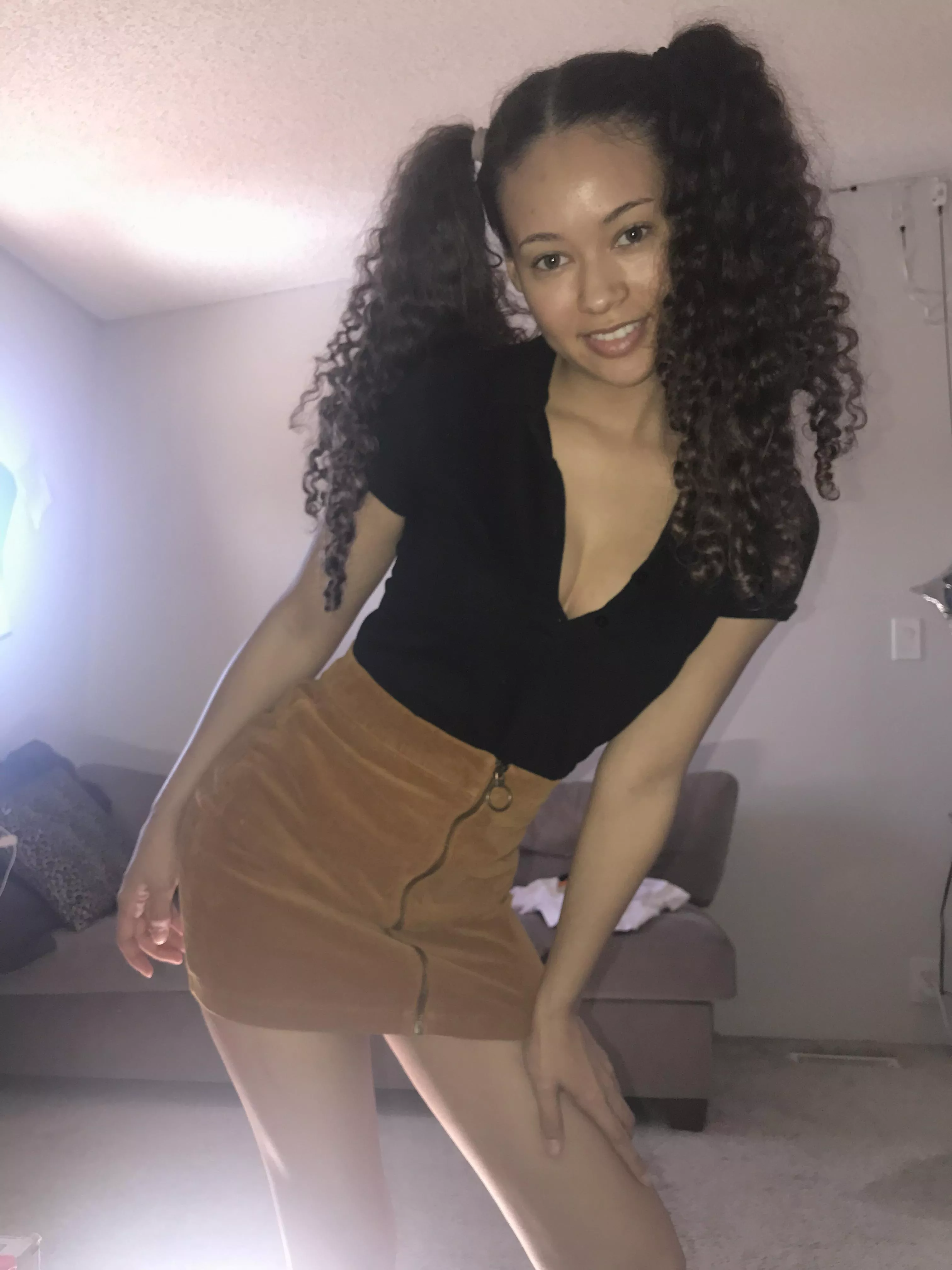 Curly hair in pigtails ππ Curly hair in pigtails ππ