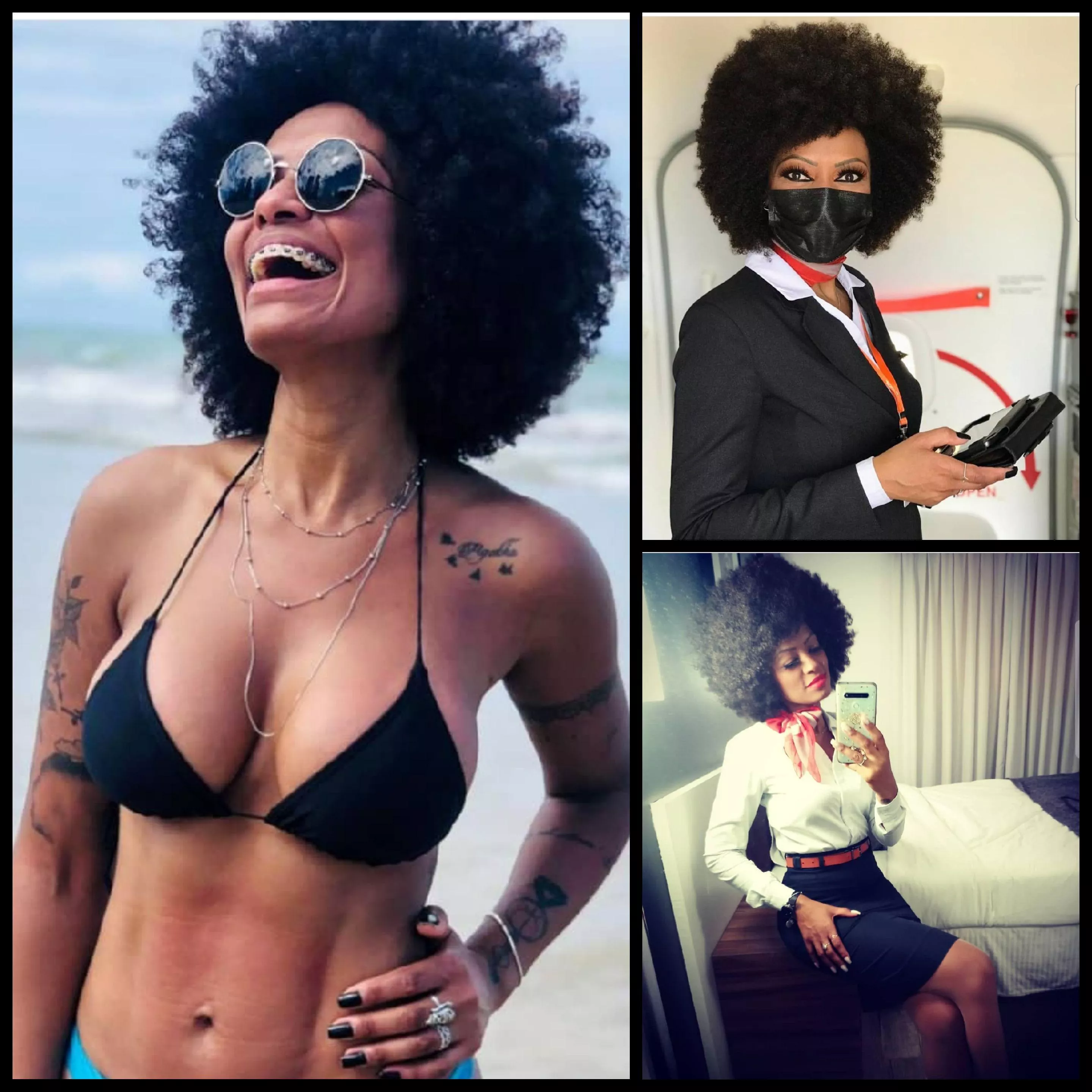 Curly hair yeah yeah. Curly hair yeah yeah.