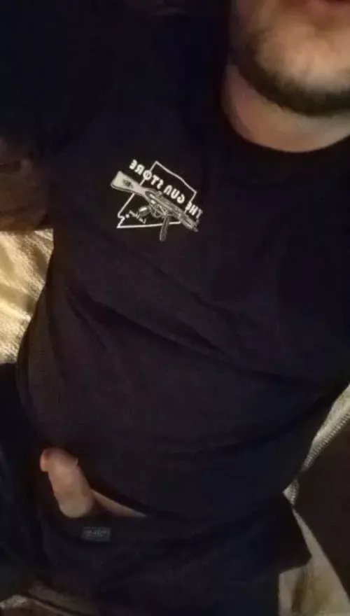 Cut cock poking out ๐