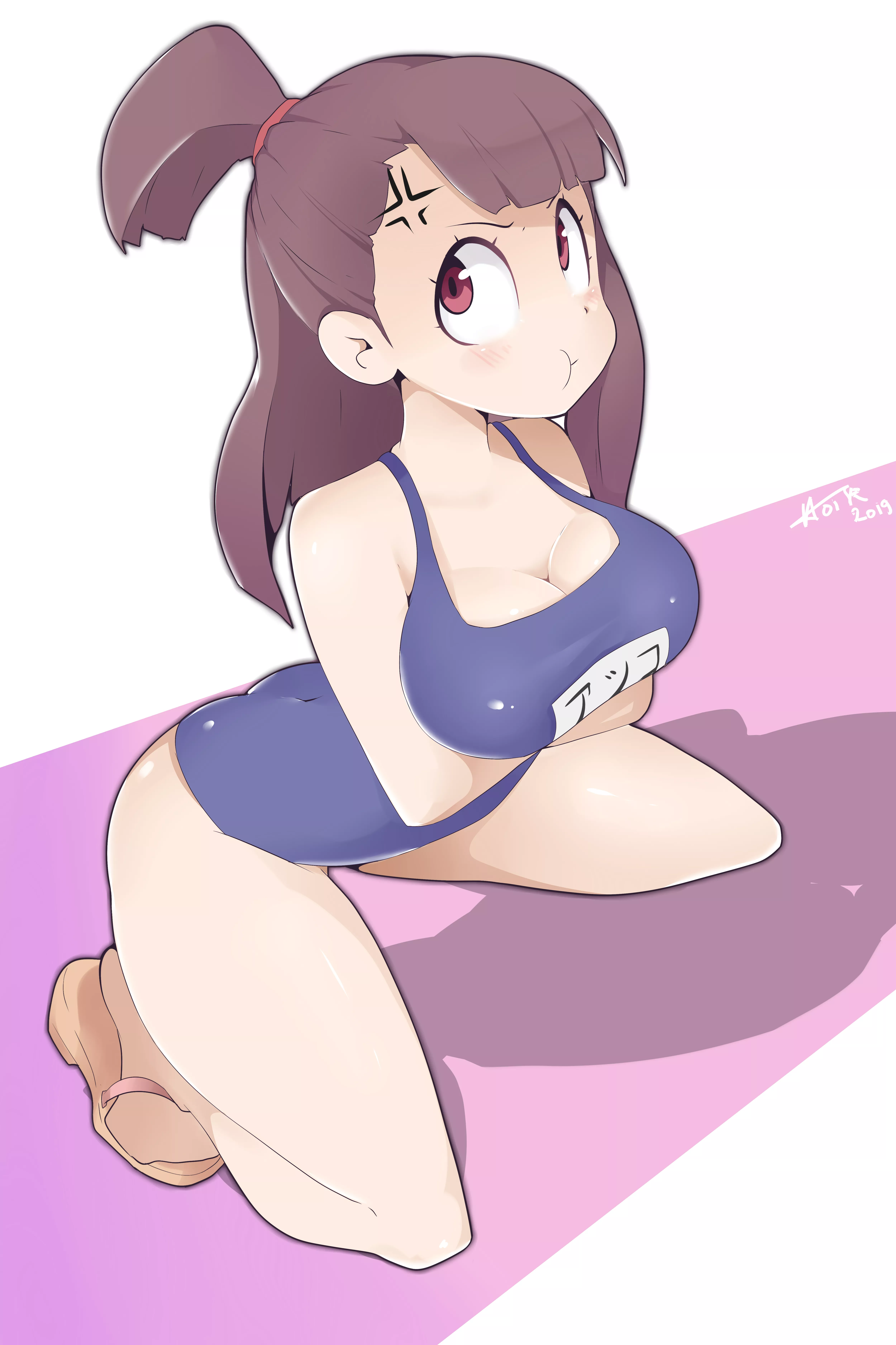 Cute Akko In A Swimsuit (Hot VR) [Little Witch Academia]