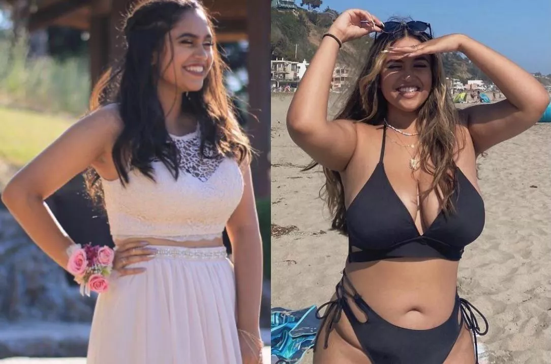 Cute chick grows milkers in 4 years Cute chick grows milkers in 4 years