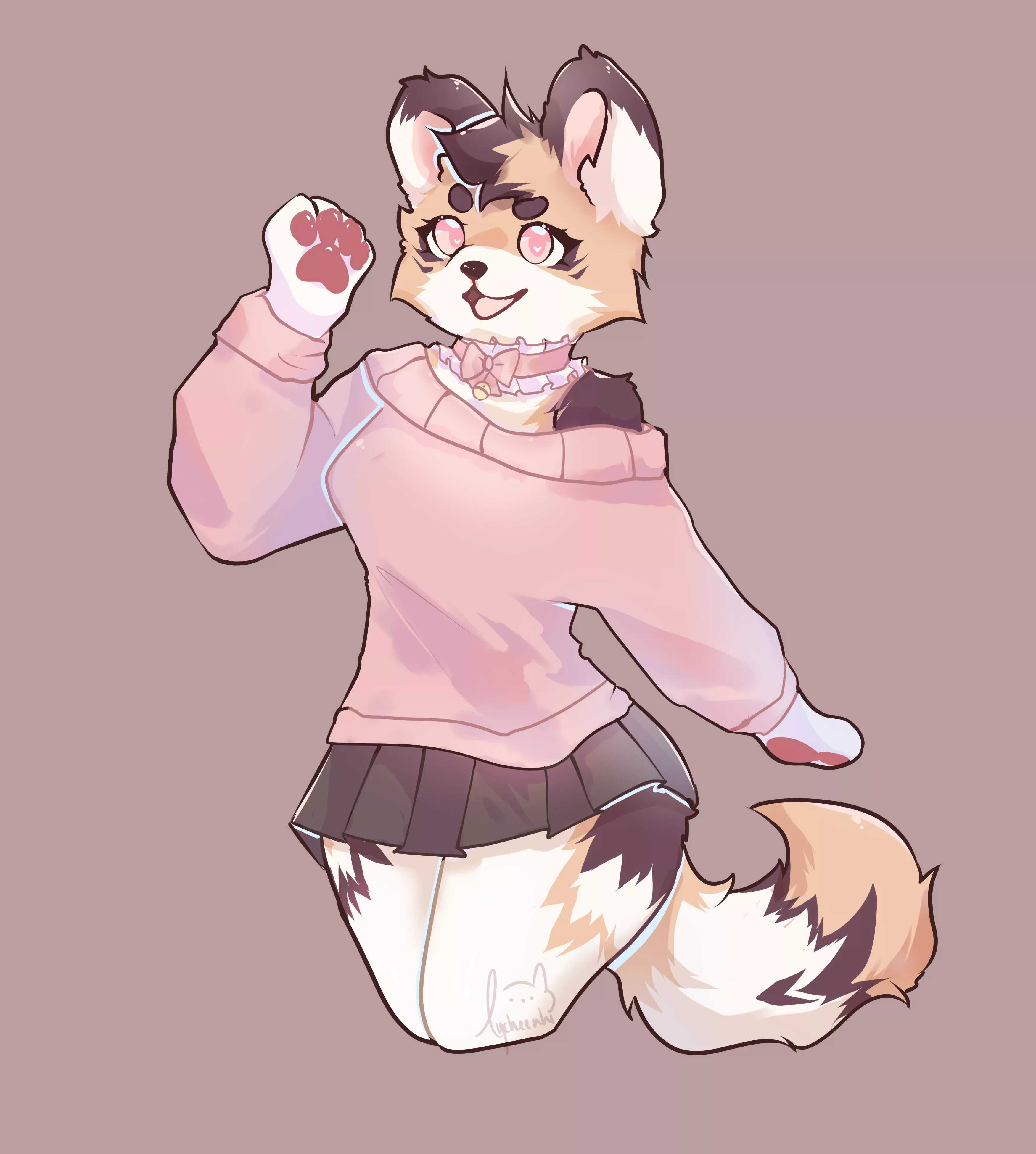 Cute commission for vespirawr on instagram and twit :>!
