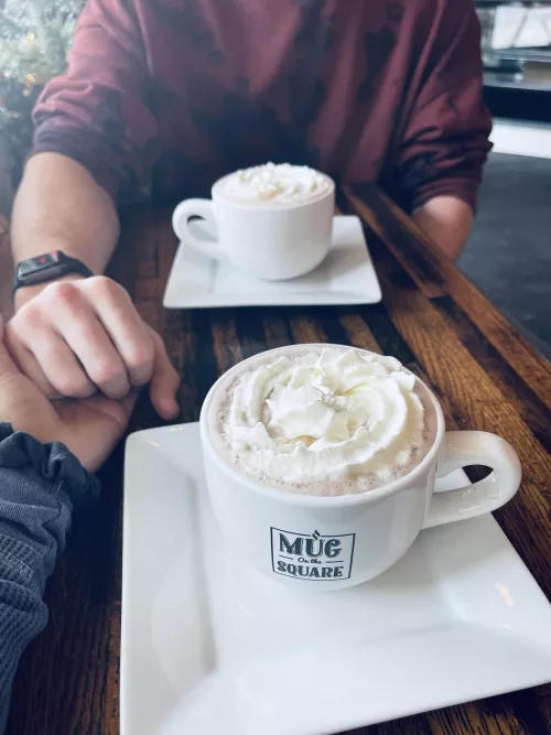 Cute date with daddy this morning