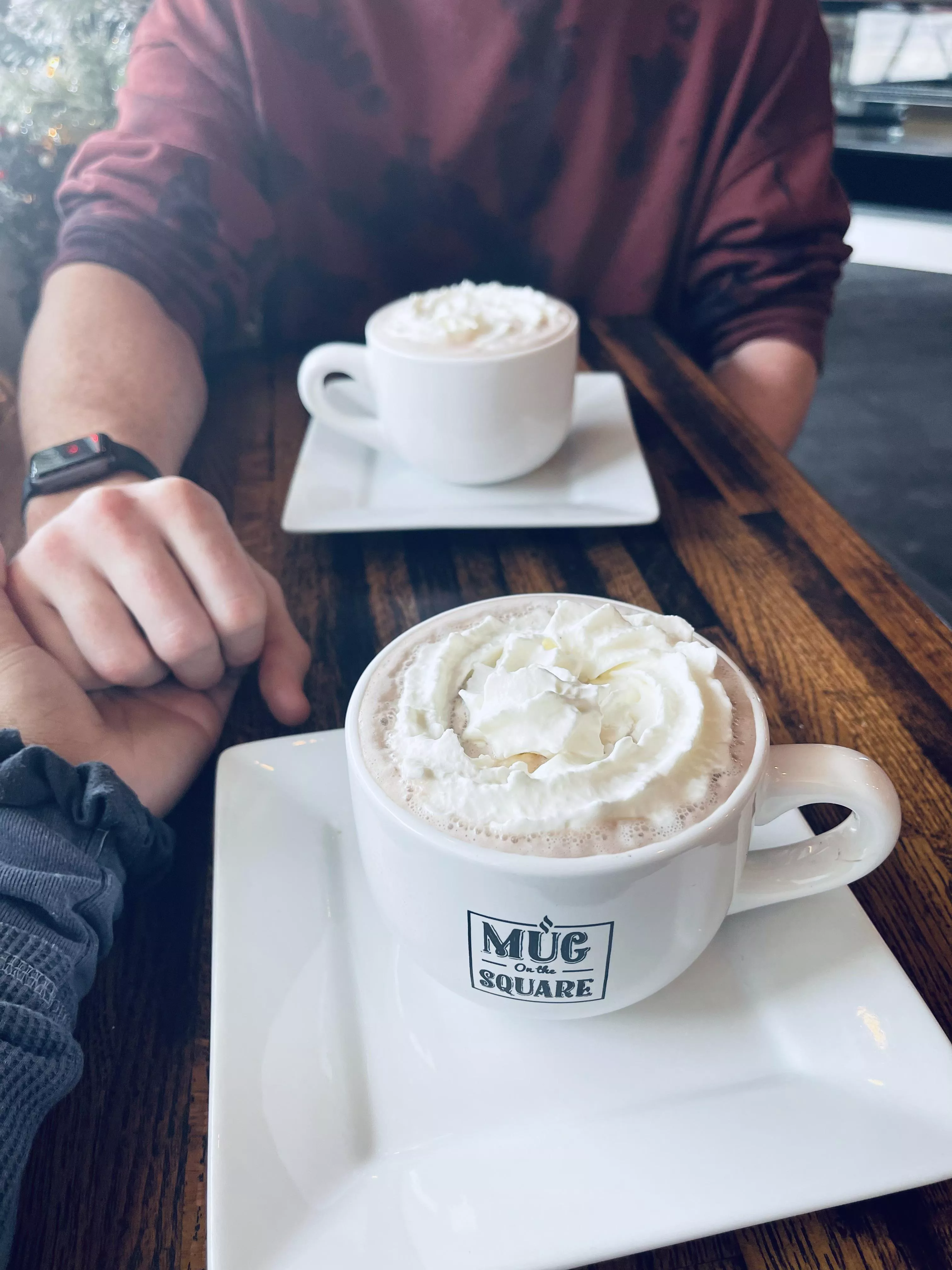 Cute date with daddy this morning