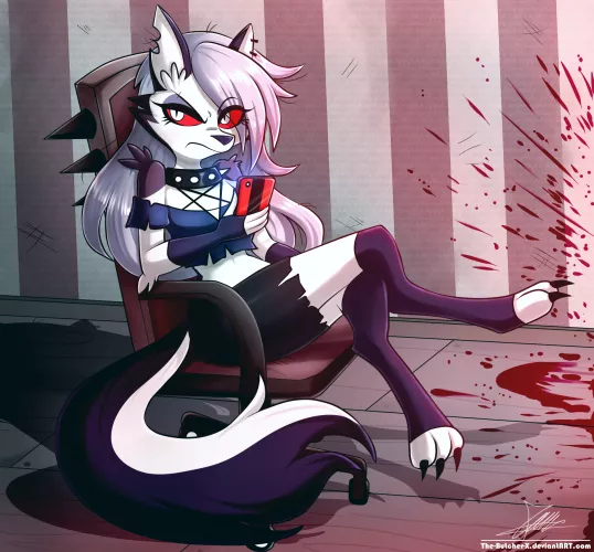 Cute Goth 🐺 on 📱(The-Butcher-X)