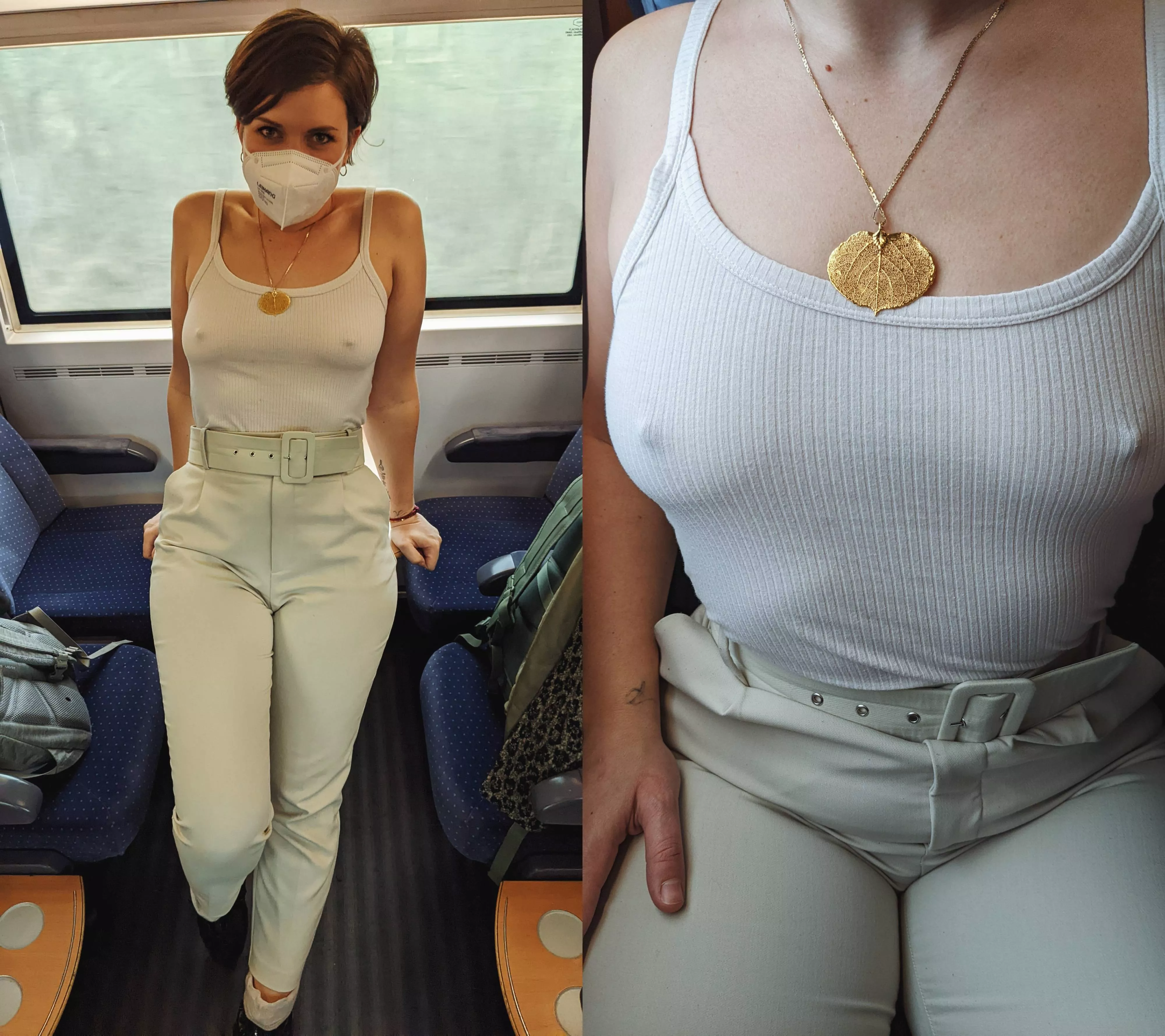 Cute little pokies on the train Cute little pokies on the train