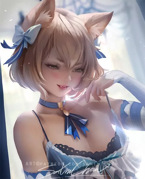 Cute Neko girl. Any idea where she's from???? Cute Neko girl. Any idea where she's from????