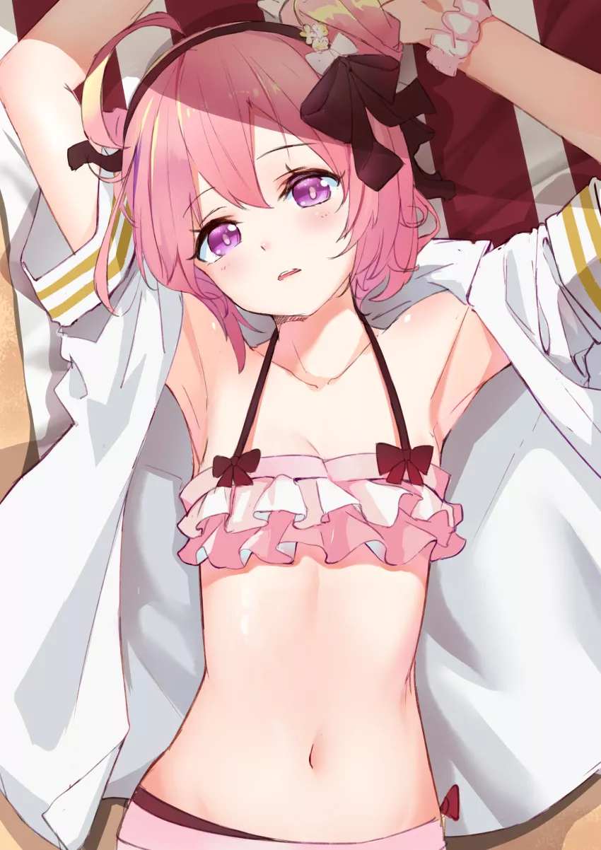 Cute Saratoga-chan at the Beach (USS Saratoga) Cute Saratoga-chan at the Beach (USS Saratoga)