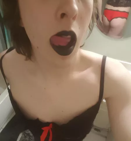 Cute sissy slut loves big thick alpha cocks💋🍆😋💗kik:yokai420