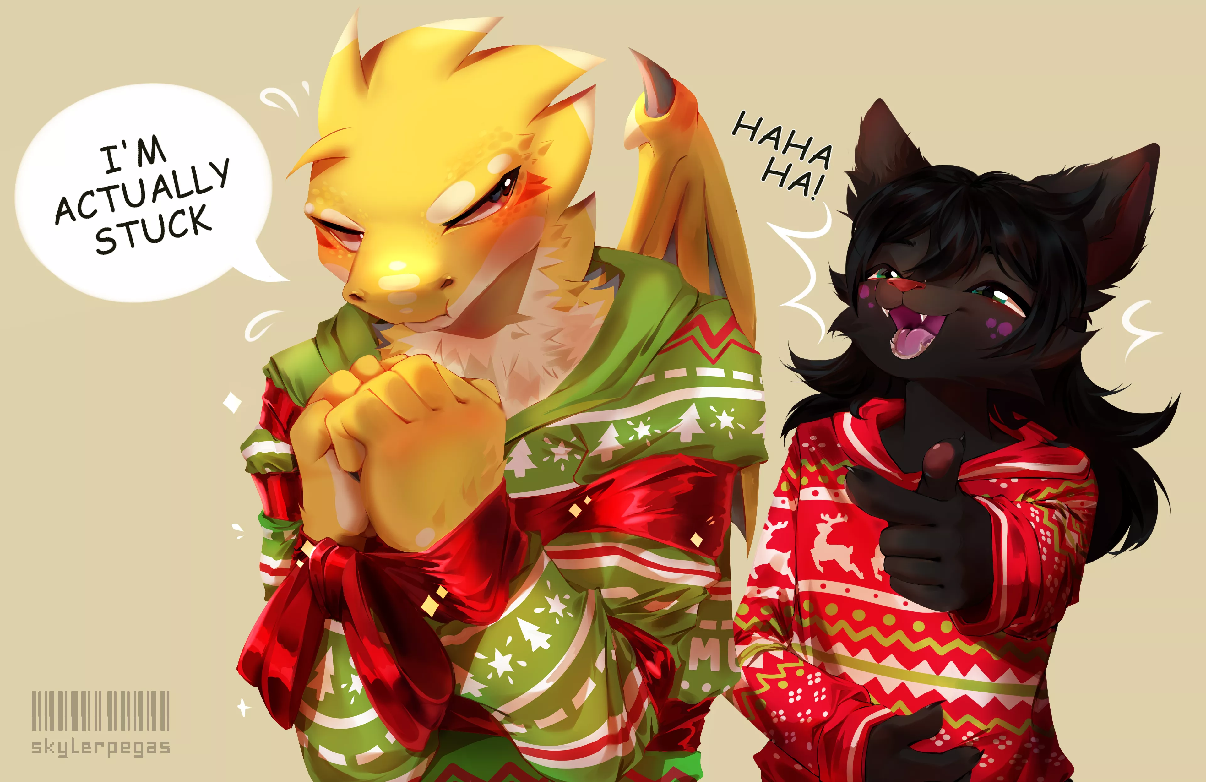 CUTEST gift everrr !! ( art by me @SkylerPegas )