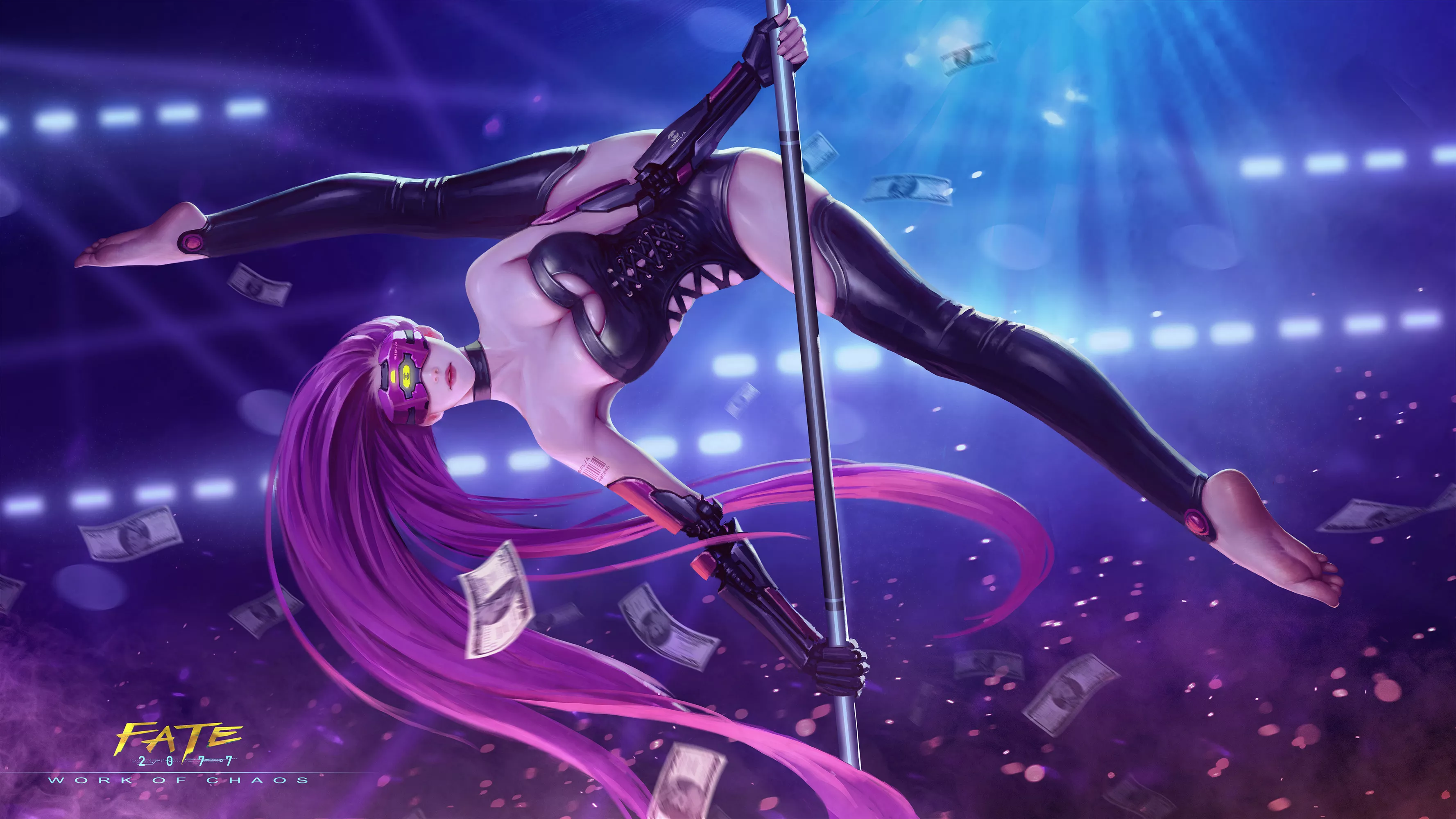 Cyberpunk Stripper Medusa (Chaos) [Fate Grand Order/Cyberpunk 2077]