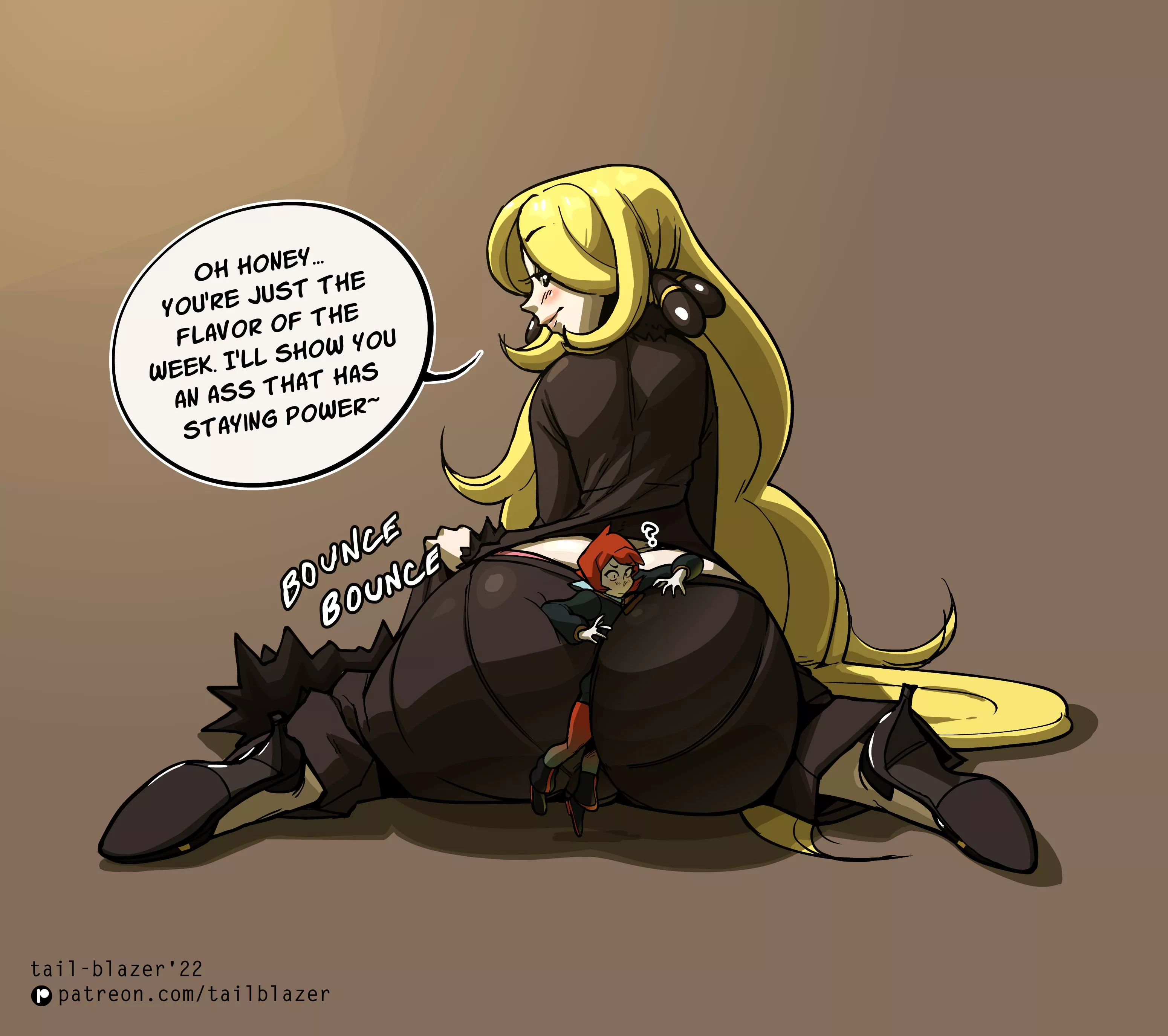 Cynthia puts Arezu in her place (Tail-Blazer) Cynthia puts Arezu in her place (Tail-Blazer)