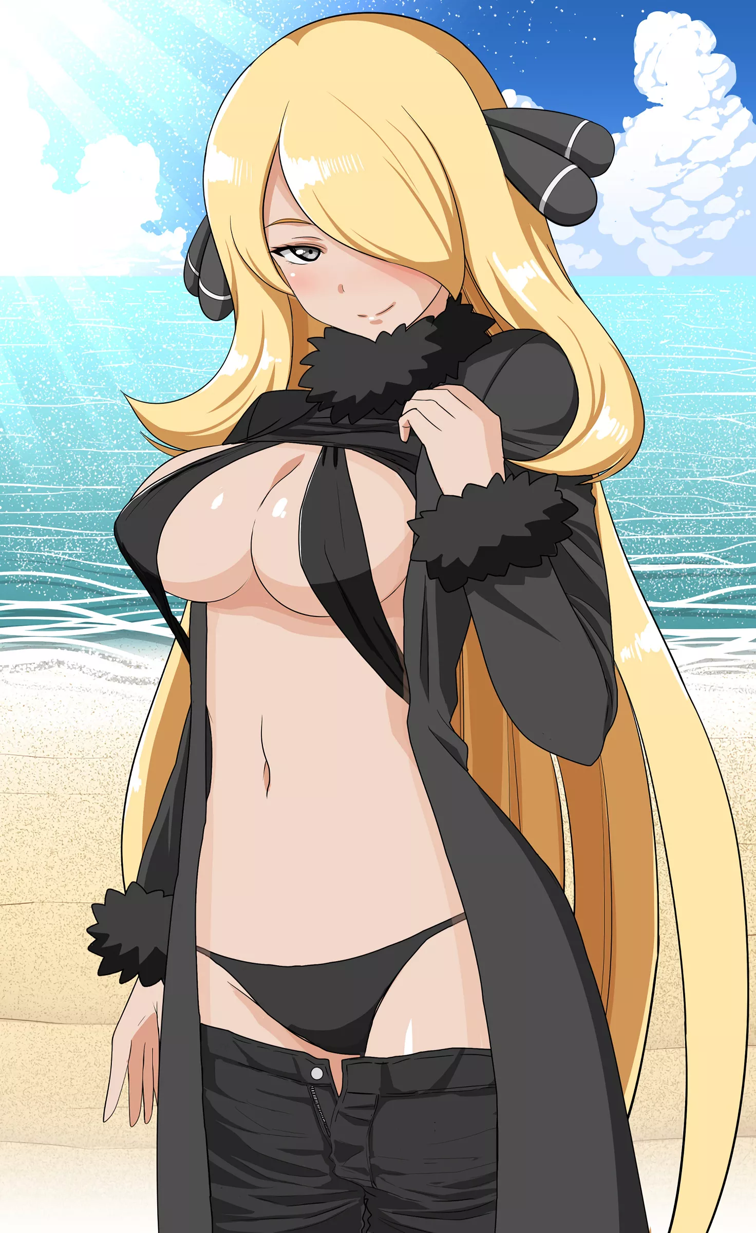 Cynthia's black swimsuit~🖤 Cynthia's black swimsuit~🖤