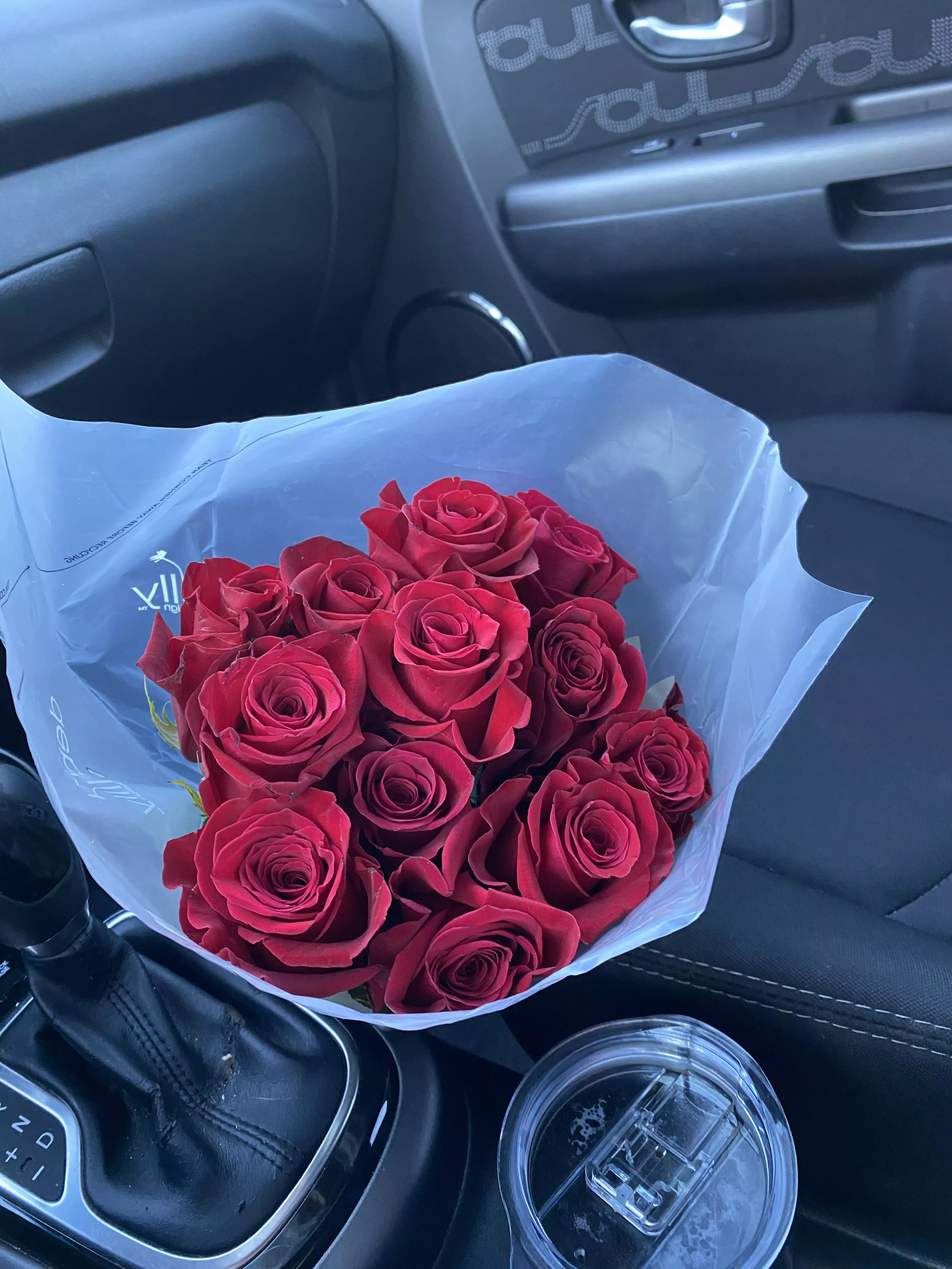 Daddy bought me flowers since I just got over Covid