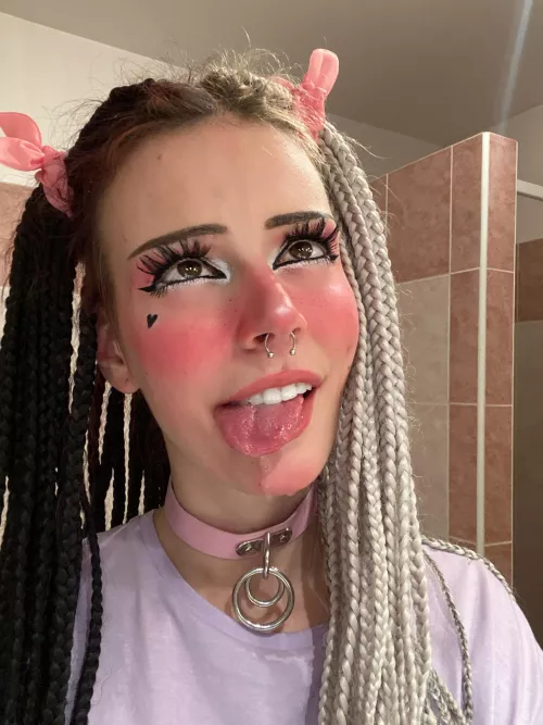 Daddy pls stop!!! Otherwise I can’t stop drooling 🤤🥺would you join?👅💖