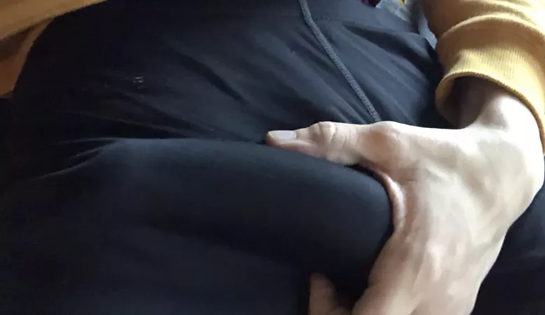 Daddy sitting here in the Living room