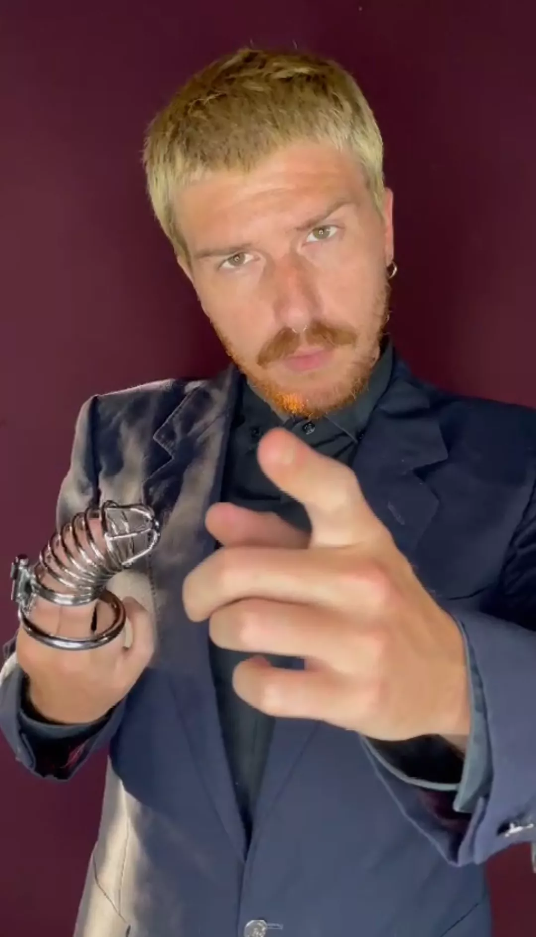 Daddy's gonna lock you up for ever. I bet this cage is much bigger than your pathetic clitty Daddy's gonna lock you up for ever. I bet this cage is much bigger than your pathetic clitty