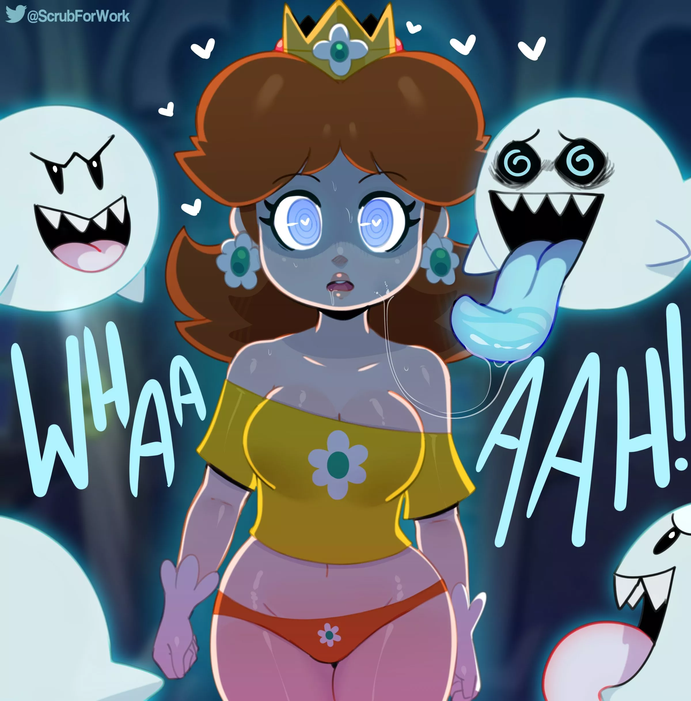 daisy getting hypnotised [somescrub]
