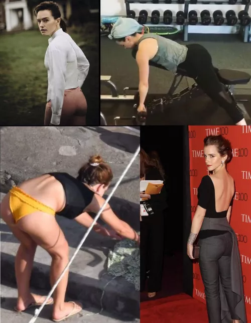 Daisy Ridley vs Emma Watson: who’s ass would you fuck? Daisy Ridley vs Emma Watson: who’s ass would you fuck?
