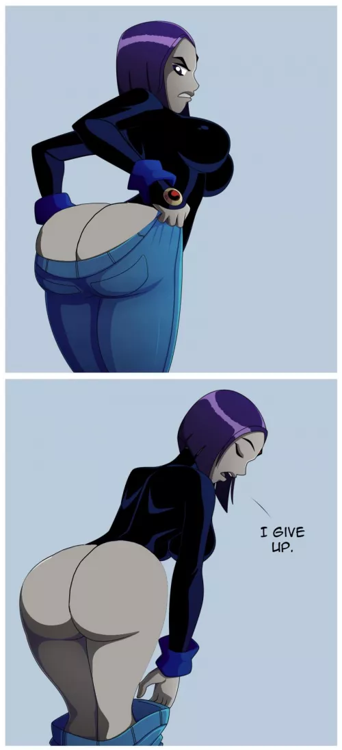 Damn her big ass she finally give up (ravenravenraven)