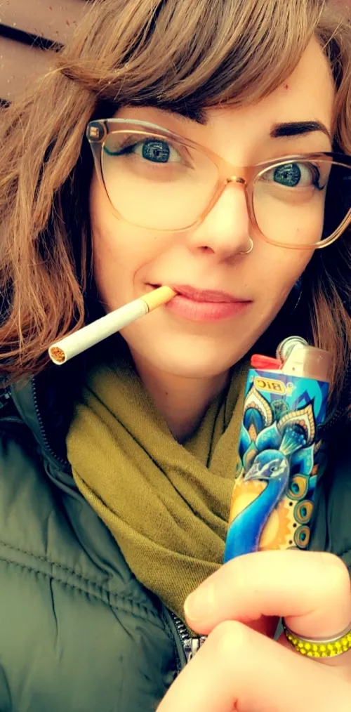 Dangling and showing off my new lighter