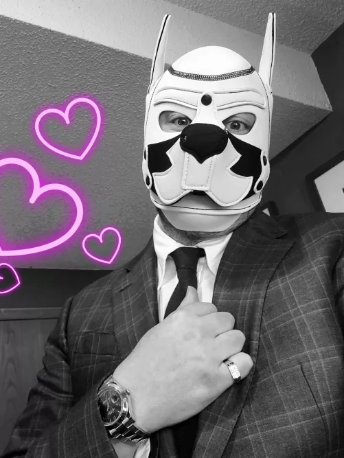 Dapper pupper getting off the beat 😉 WOOFFFF! Pets, anyone?