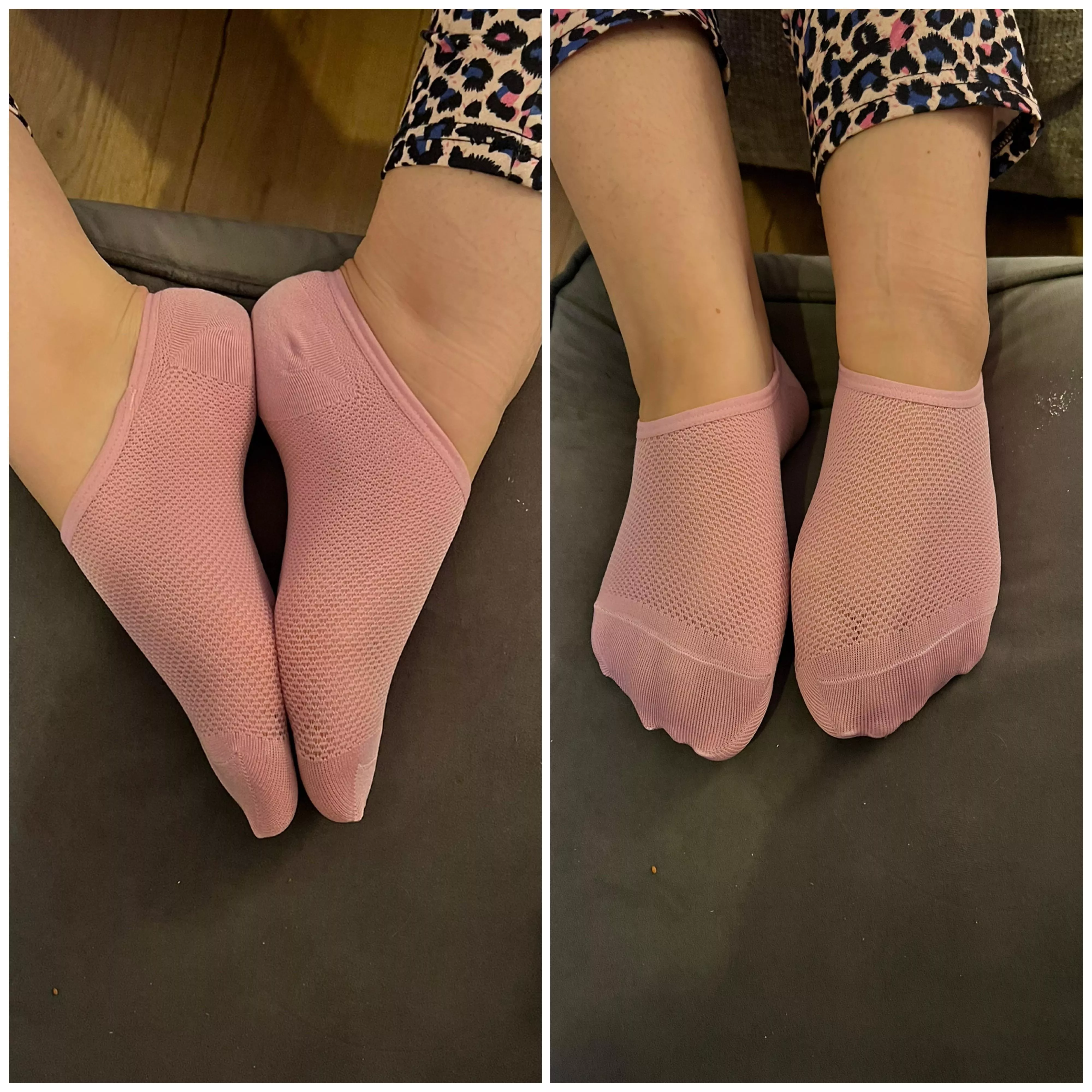 Day 6 of the new year and I wore these sexy no shows today. You should see the bottom of them after a full days wear 😈