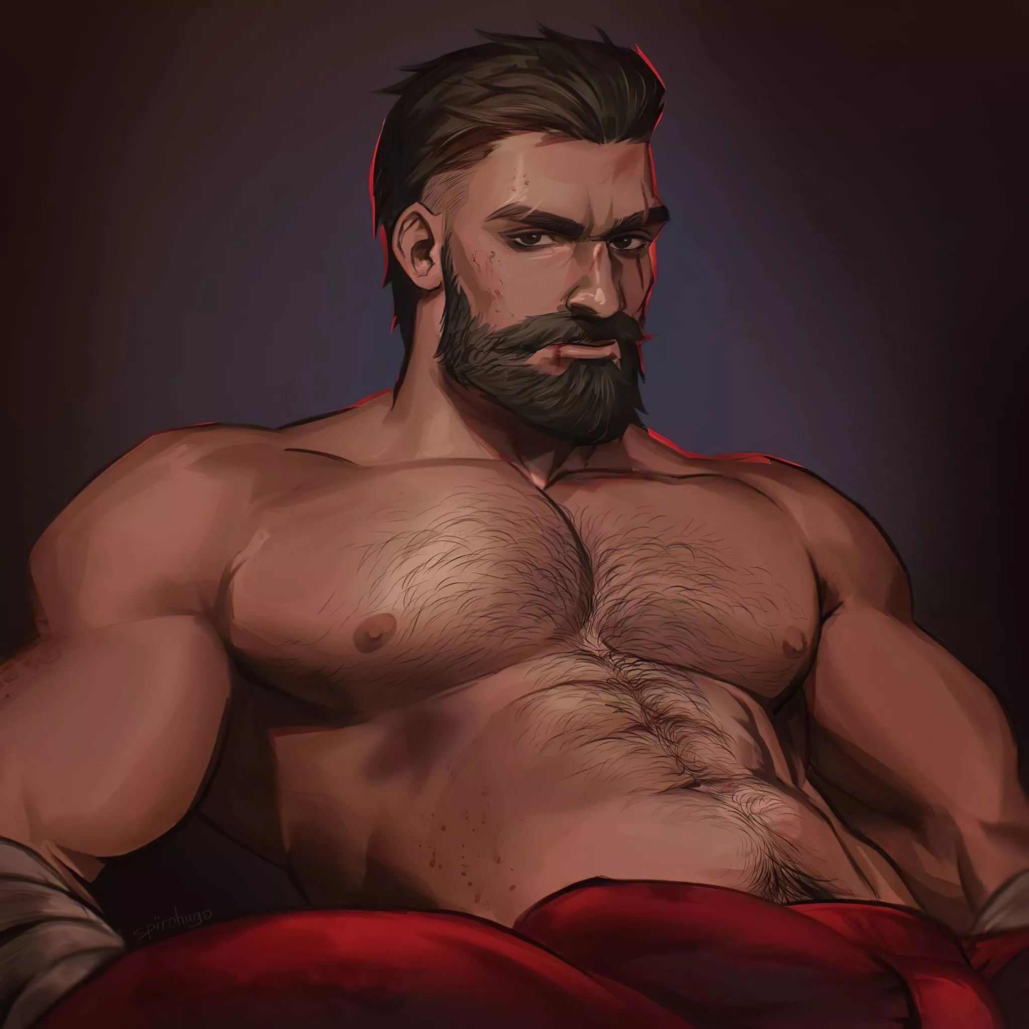 [DBD] Gorgeous, Beefy Daddy David (@spironsfw)