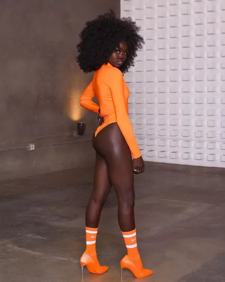 Decked out in orange