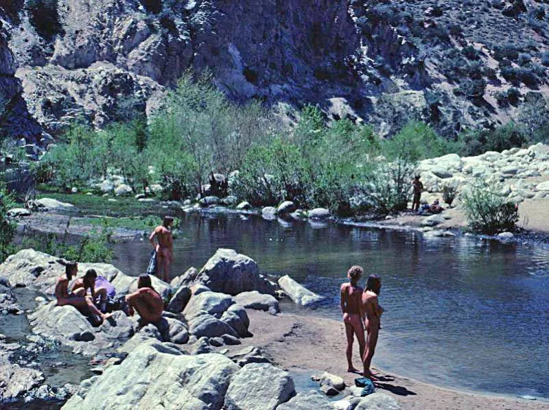 Deep Creek Hot Springs, April 1977 Deep Creek Hot Springs, April 1977