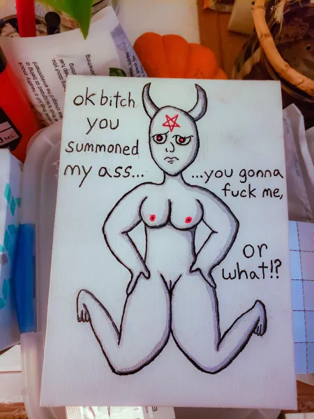 Demon art I made :3 Demon art I made :3