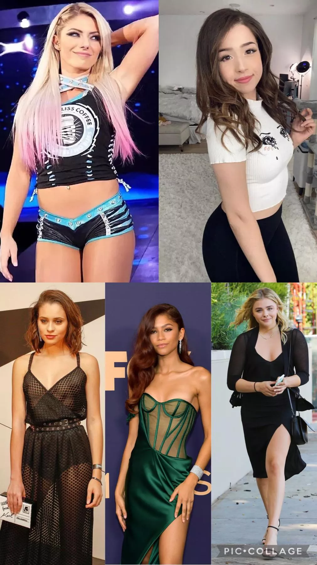 Desperately stroking for Alexa, Poki, Daniela, Zendaya and Chloe! Anyone want to chat, RP or control me?