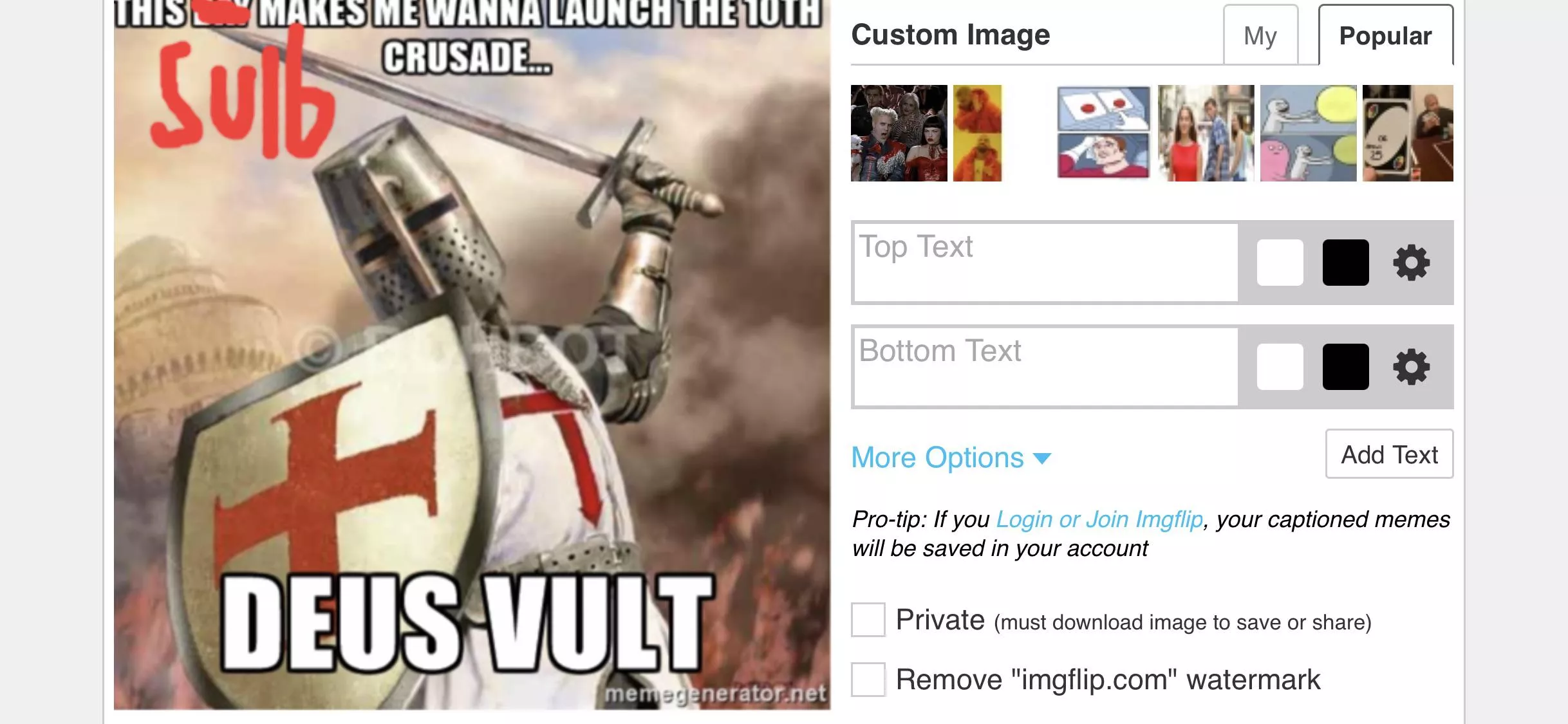 DEUS VULT