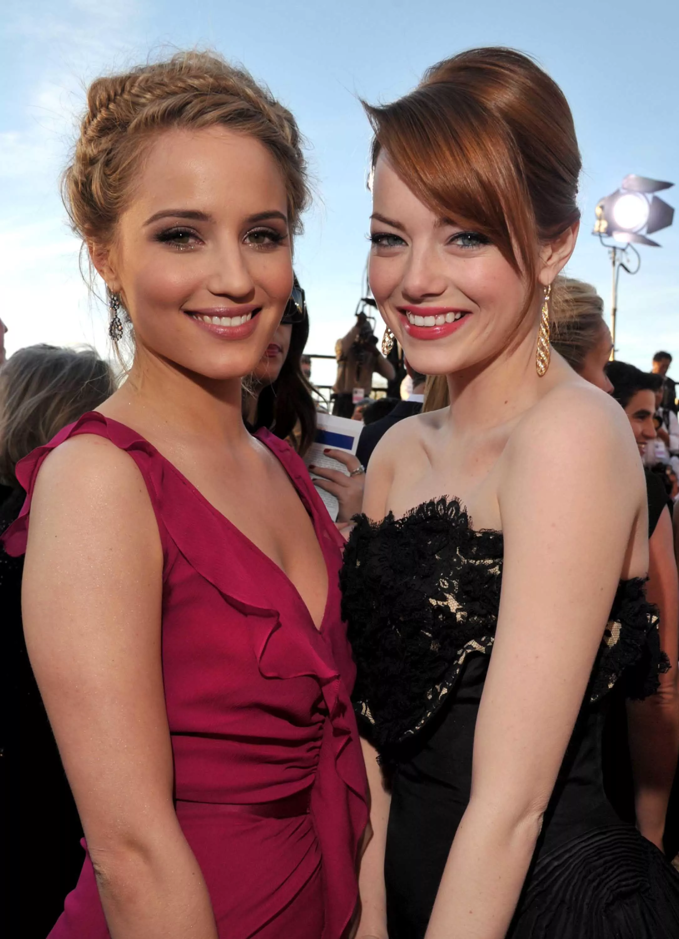 Diana Agron and Emma Stone Diana Agron and Emma Stone