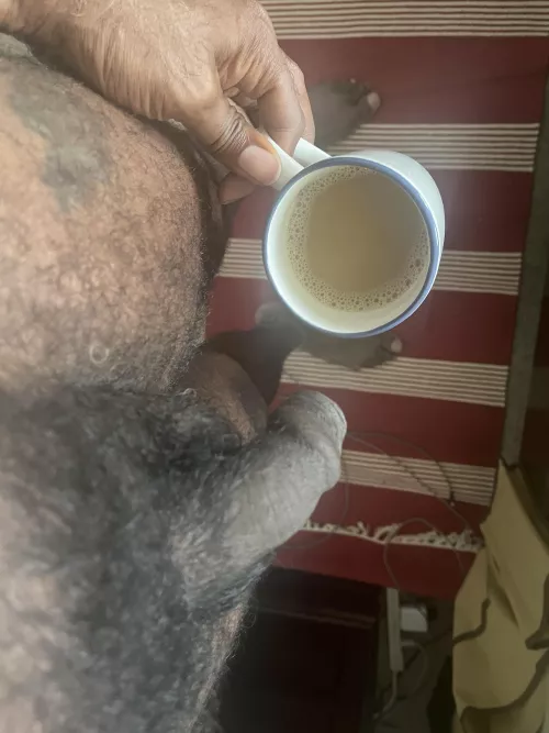 Dick and coffee Dick and coffee
