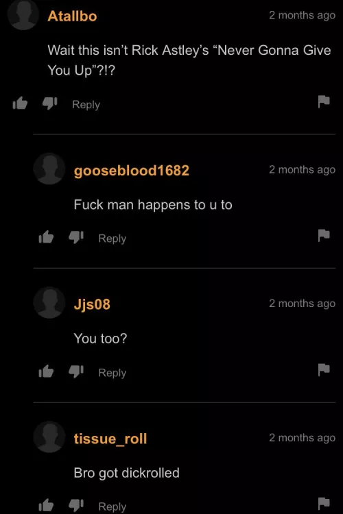 Dickrolled