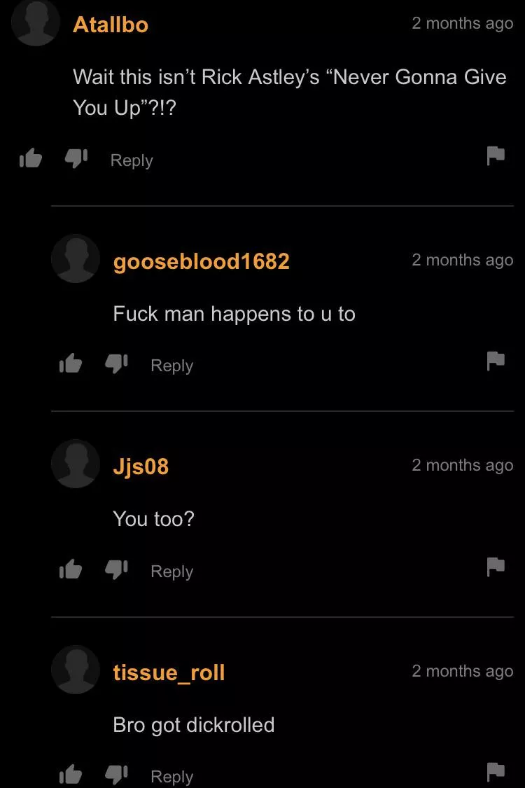 Dickrolled