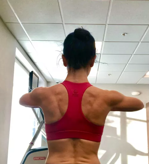 Did a little rhomboid work today. Fun