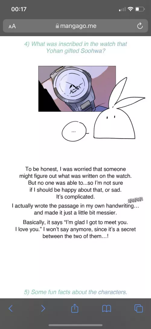 Did anyone actually figure out what it says?