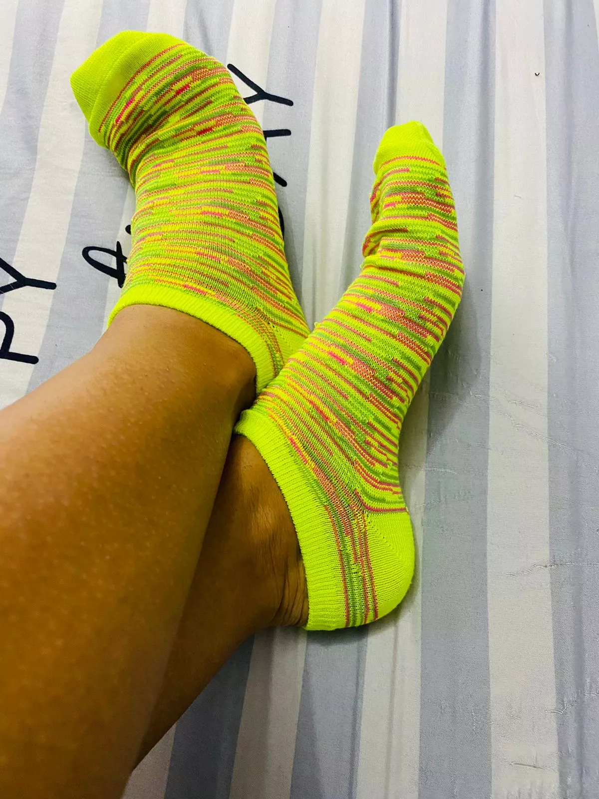 Did my bright yellow socks catch your eye? 👀