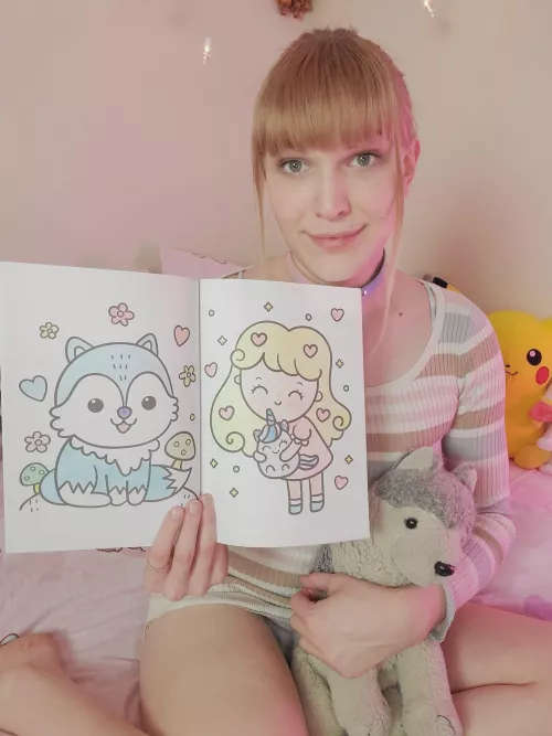 did some coloring 💖💖