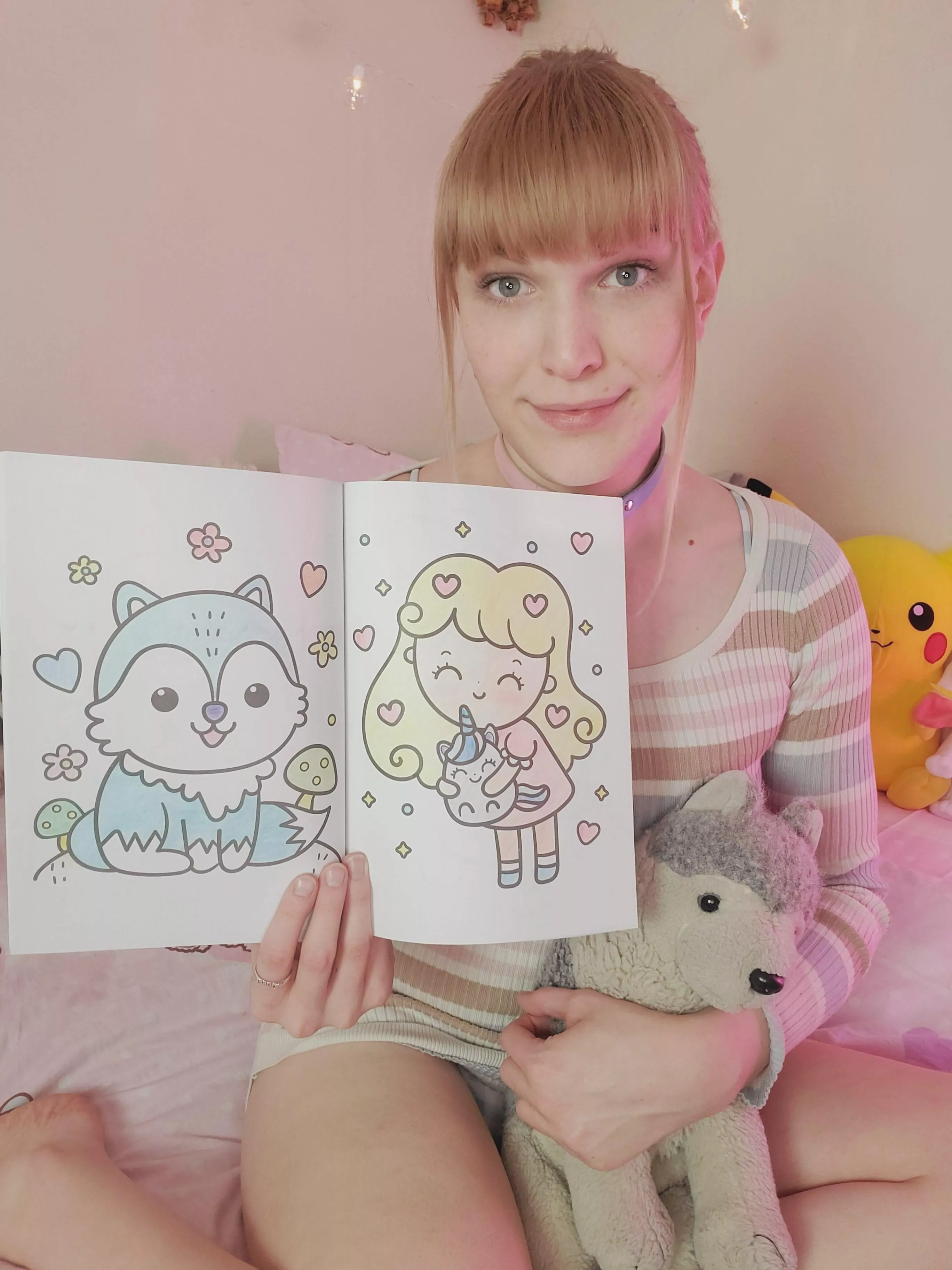 did some coloring 💖💖