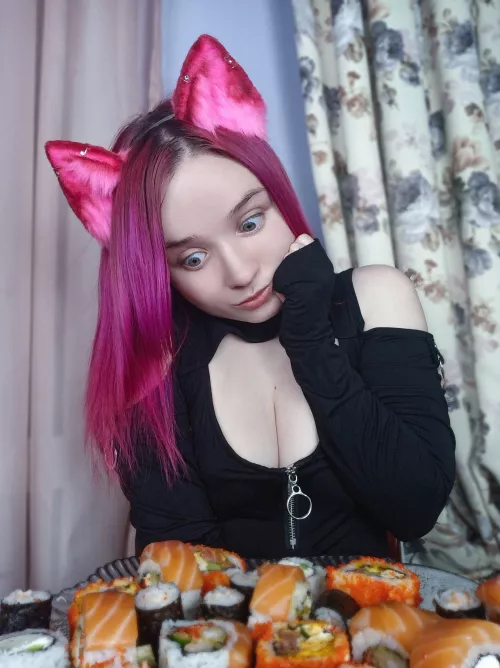 Did you know, that neko girls like to eat? ?